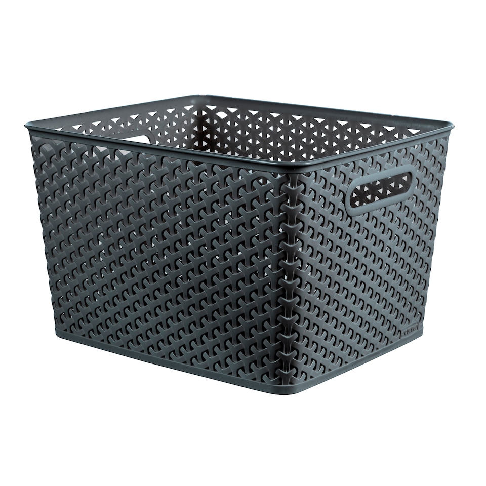 Curver Mystyle Dark Grey Basket Large