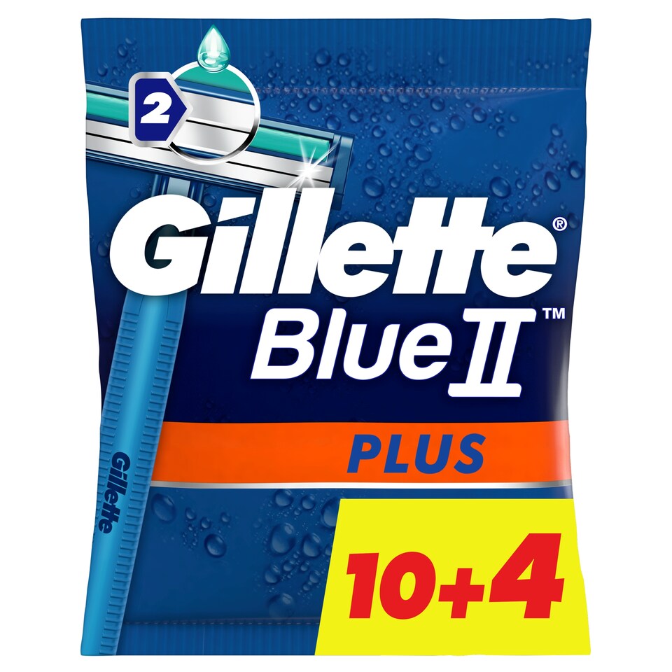 image 1 of Gillette BlueII Plus Pánske Jednorazové Holiace Strojčeky x14