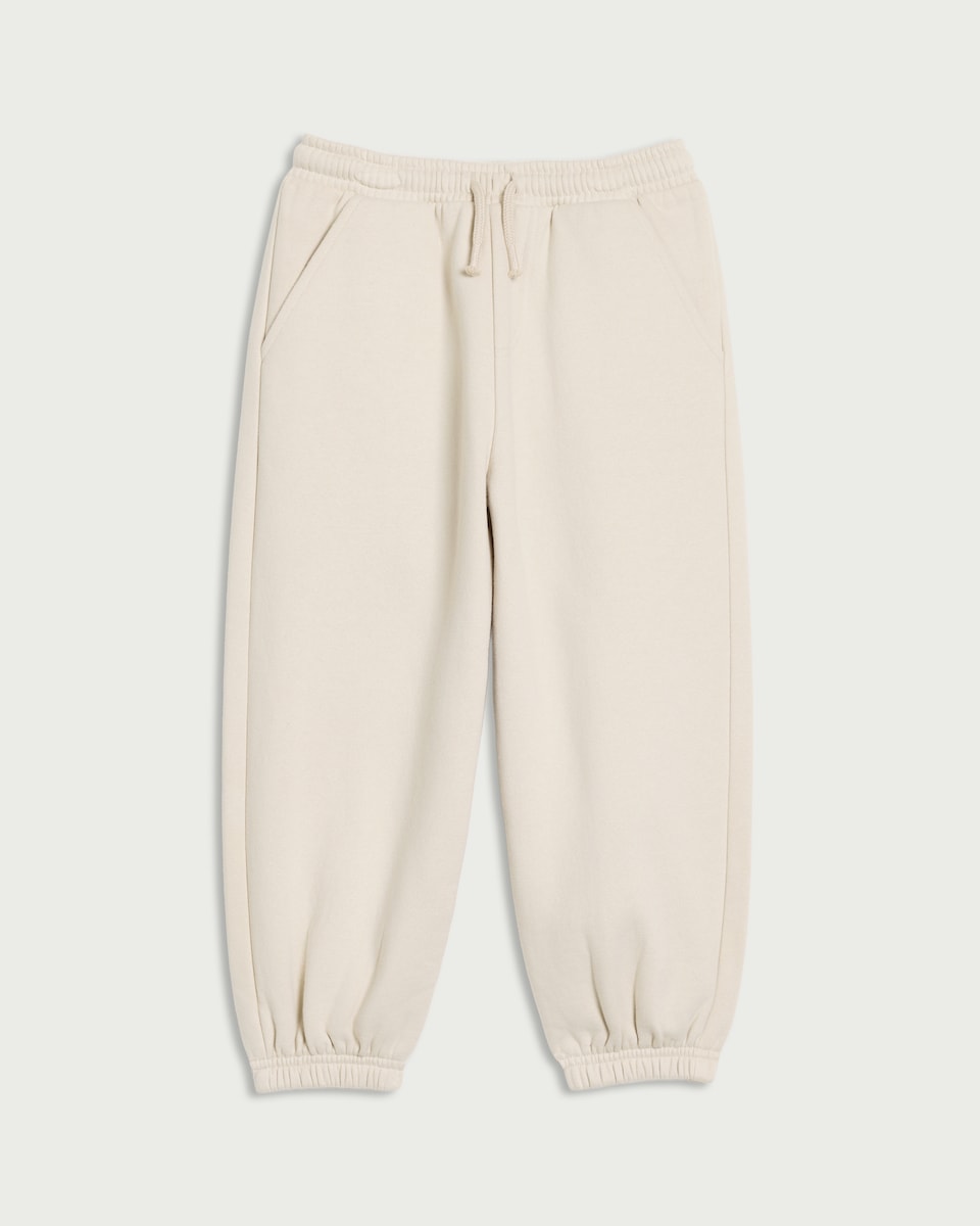 image 1 of F&F Boys Cotton Rich Joggers in Stone