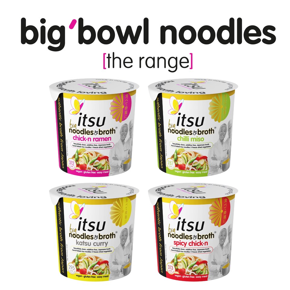 image 1 of itsu BIG katsu Curry instant noodles & broth pot 96g