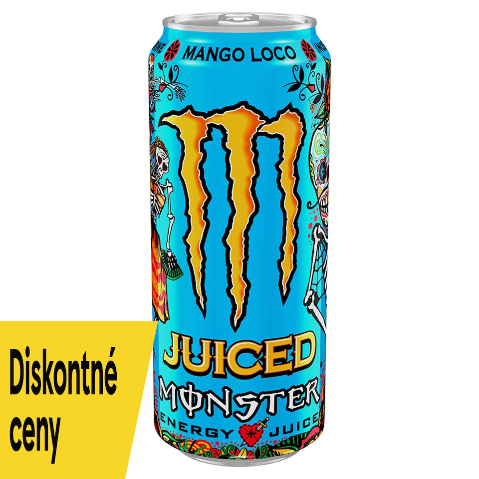 Monster Juiced Mango Loco sýtený energetický nápoj 500 ml