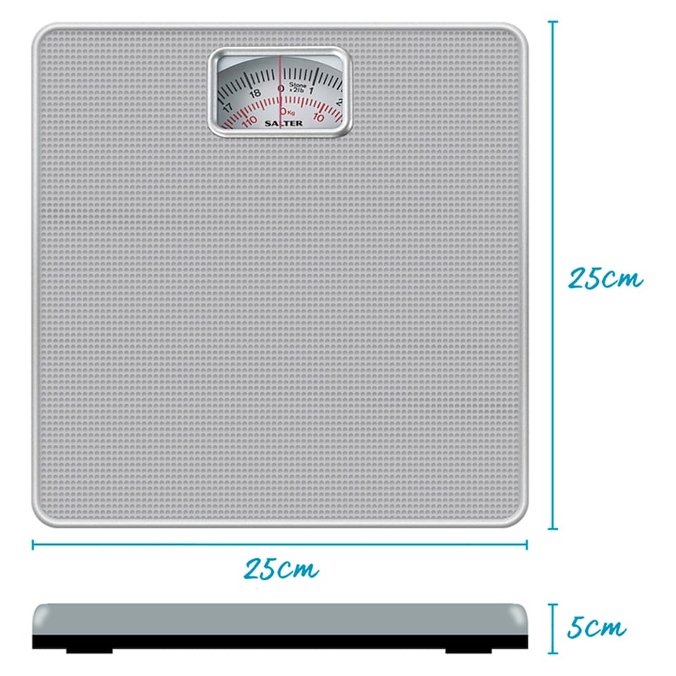 image 1 of Salter 433 Mechanical Scale Silver