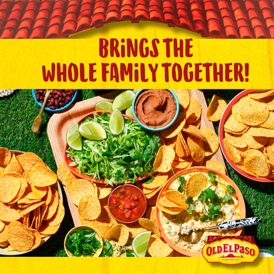 image 1 of Old El Paso Tortilla Chips - Paprika 185g