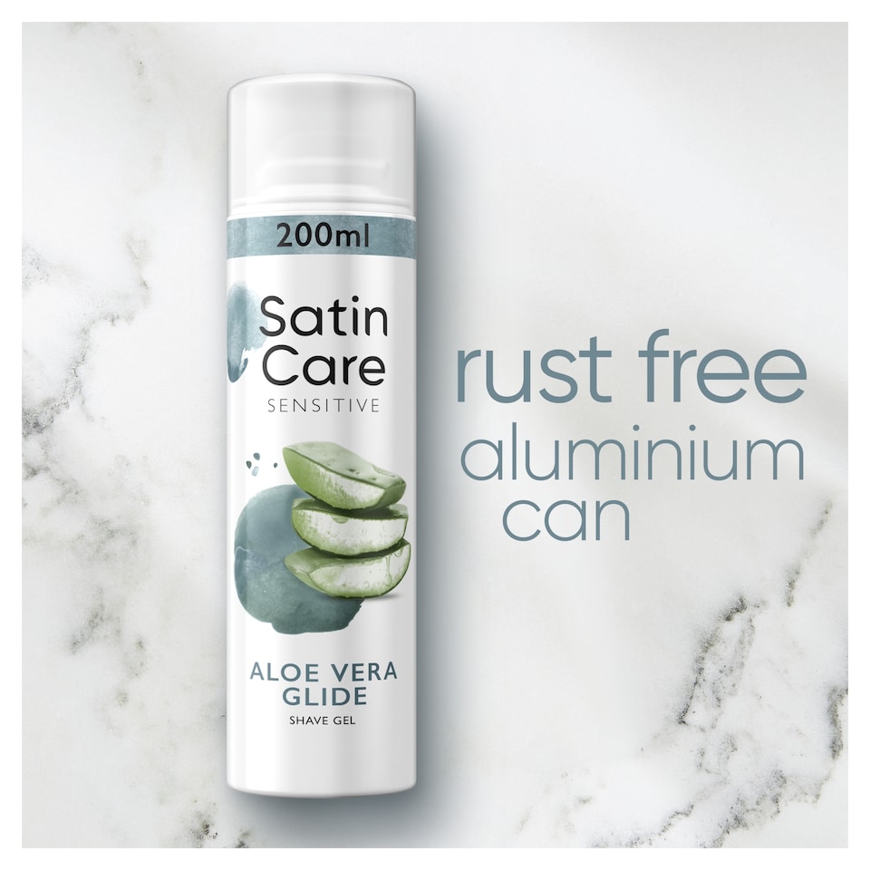 image 1 of Satin Care Sensitive Aloe Vera Glide Shaving Gel 200ml