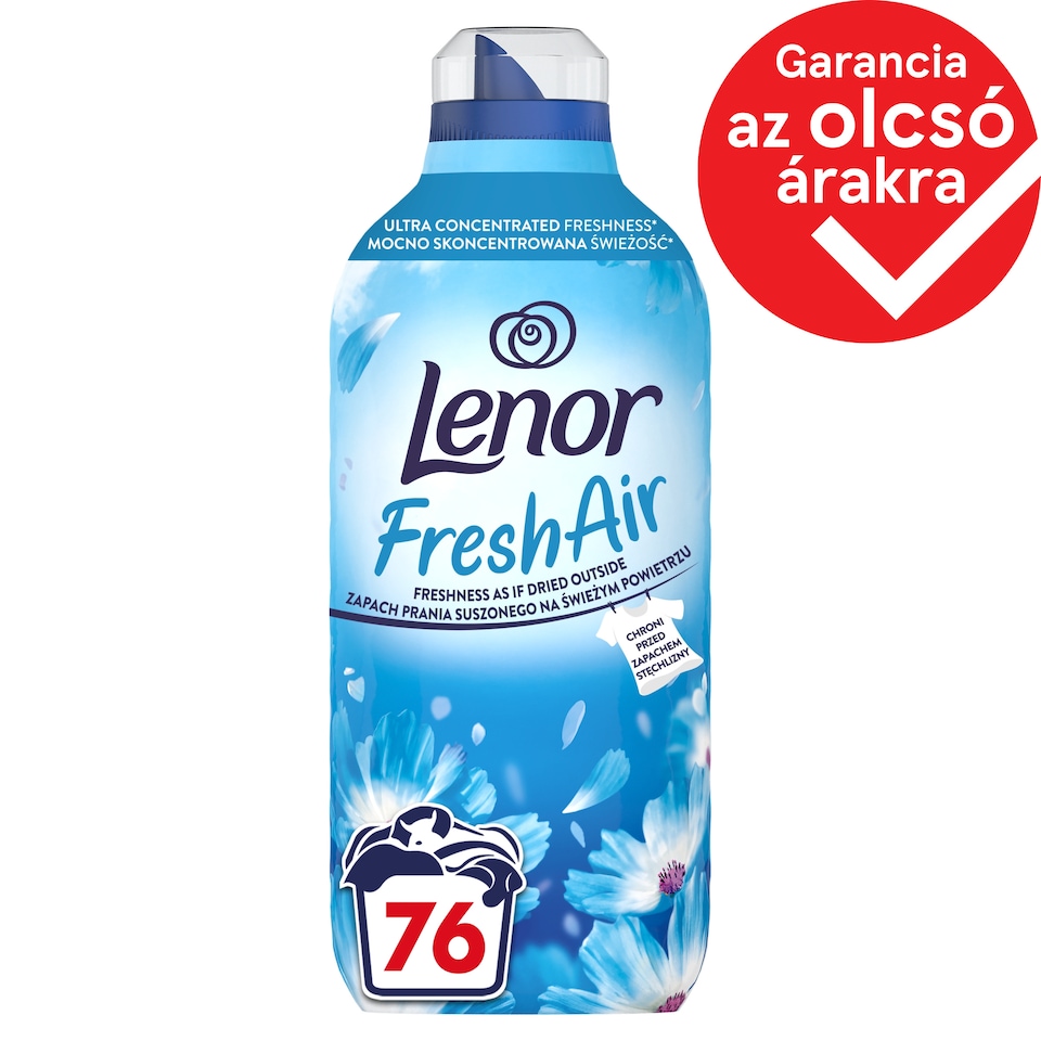 Lenor Fresh Air Öblítő 76 Mosáshoz, Fresh Wind  1. kép