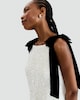 image 4 of The F&F Edit Sequin Mini Dress in Cream