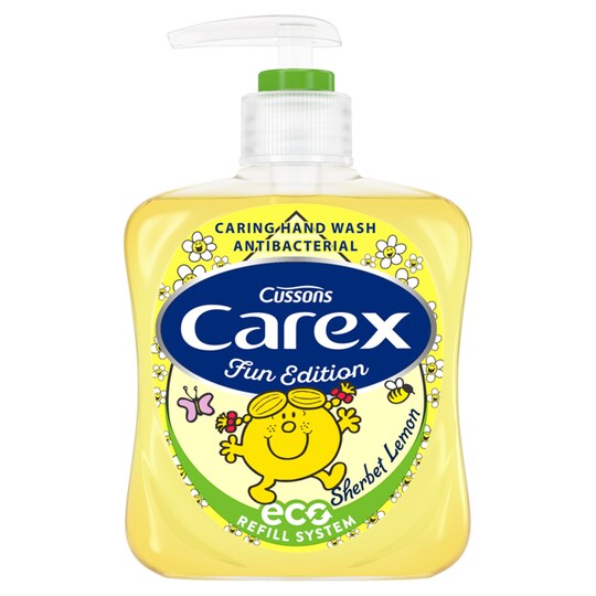Carex Mr Men Sherbet Lemon Hand Gel 250Ml Tesco Groceries
