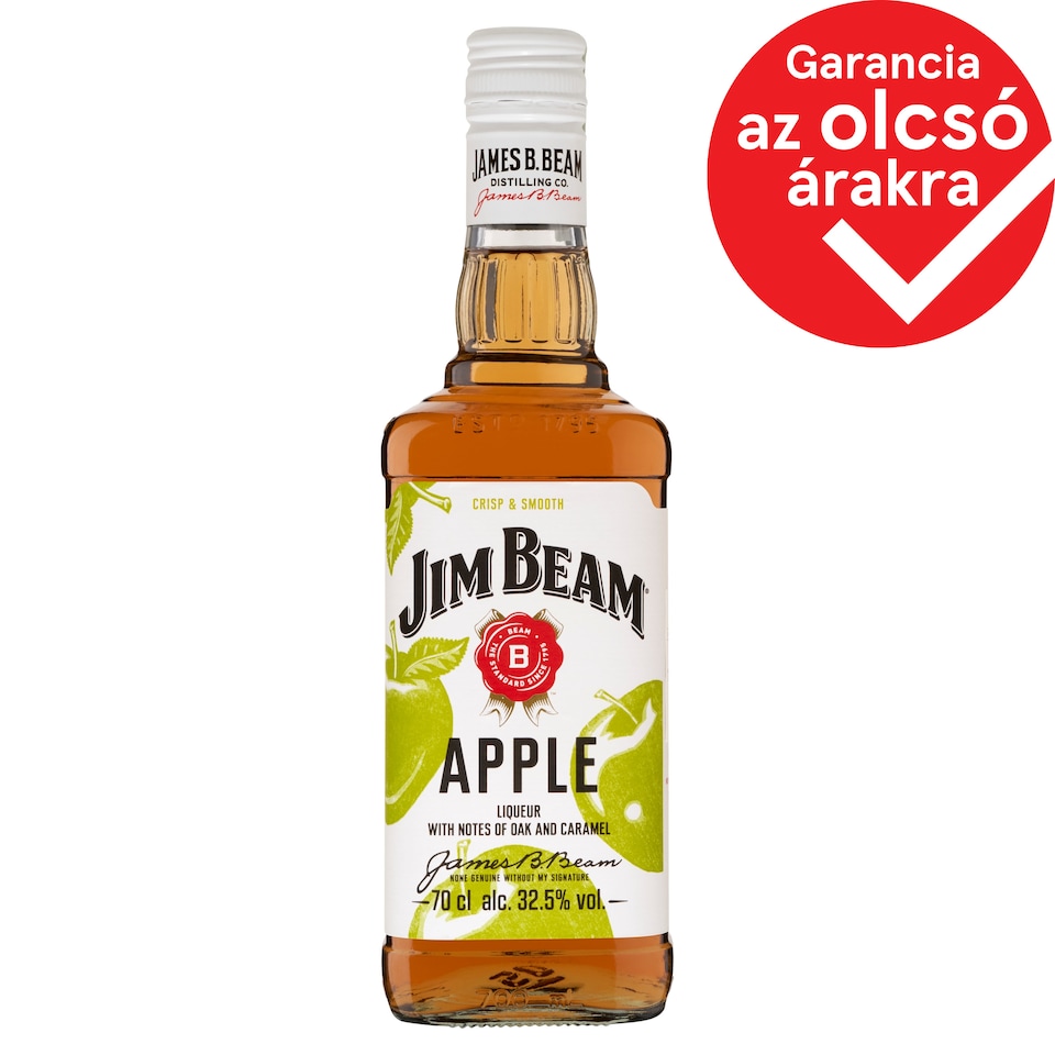 Jim Beam Apple Apple Flavored Bourbon Whiskey Based Liqueur 32,5% 0,7 l