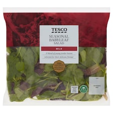 Tesco Seasonal Baby Leaf 100G