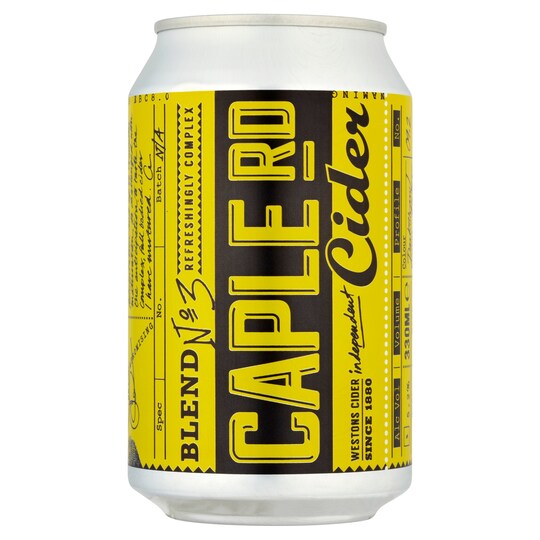 Caple Road No. 3 Apple Cider 330ml Can Tesco Groceries