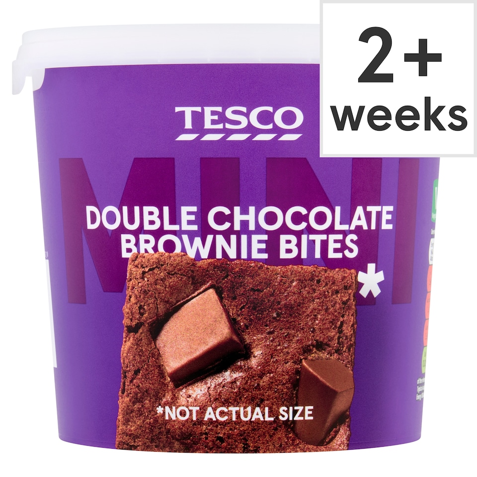Tesco Double Chocolate Brownie Mini Bites 230g