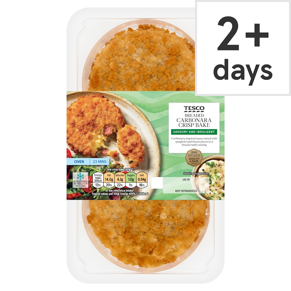 Tesco Carbonara Crisp Bake 227g