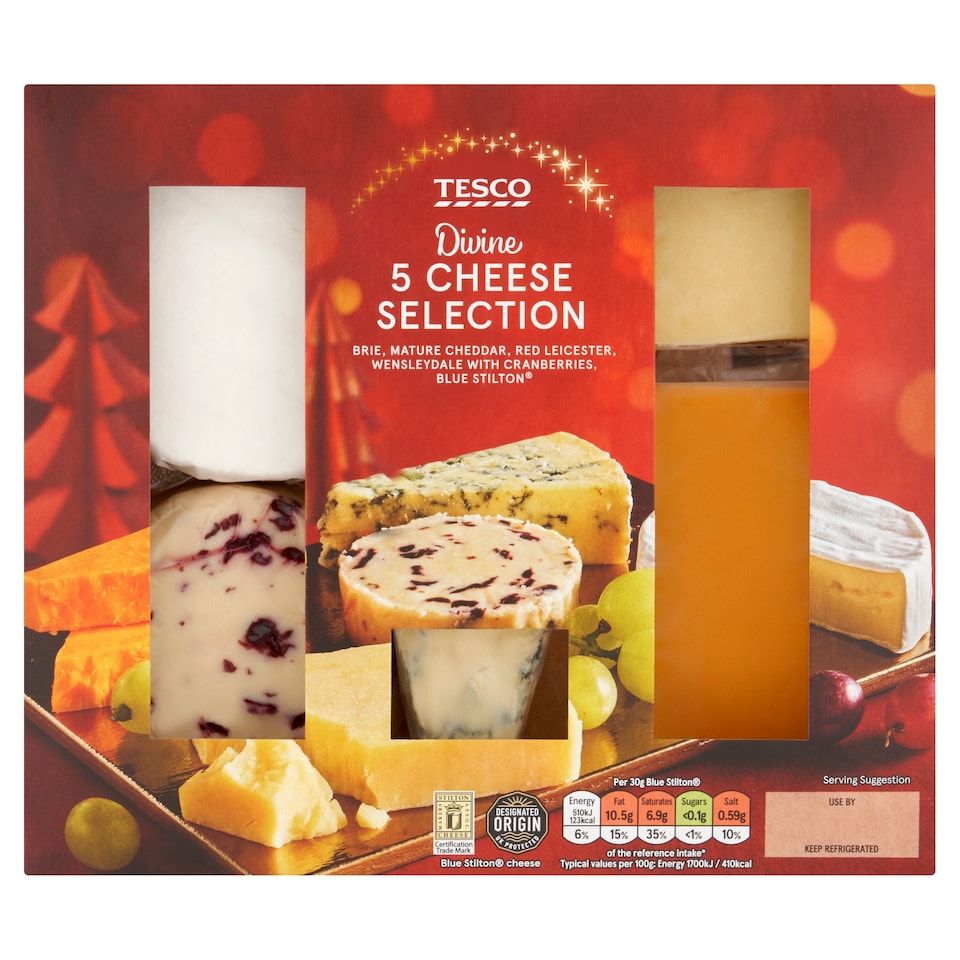 Tesco 5 Cheese Selection 450G