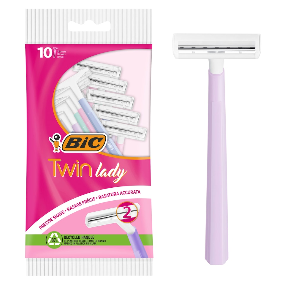 image 1 of BIC Twin Lady Womens Razors 10 Pack