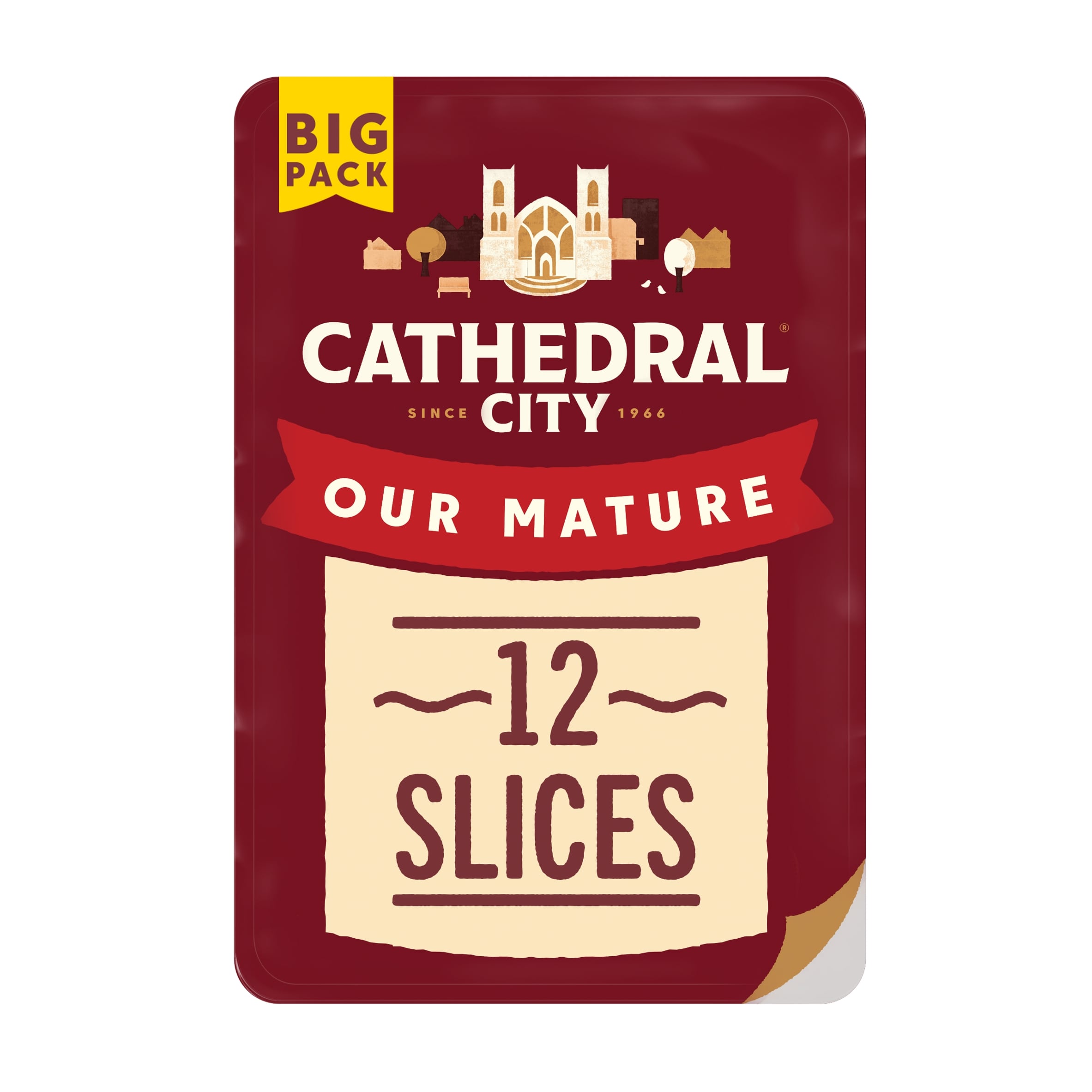 Cathedral City Our Mature Cheddar 12 Slices 250g