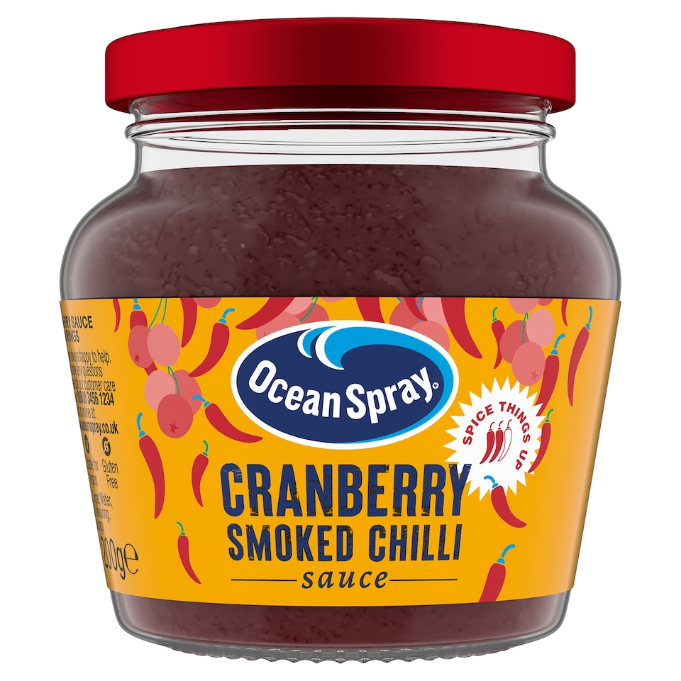 Ocean Spray Smoked Chilli Cranberry Sauce 200g