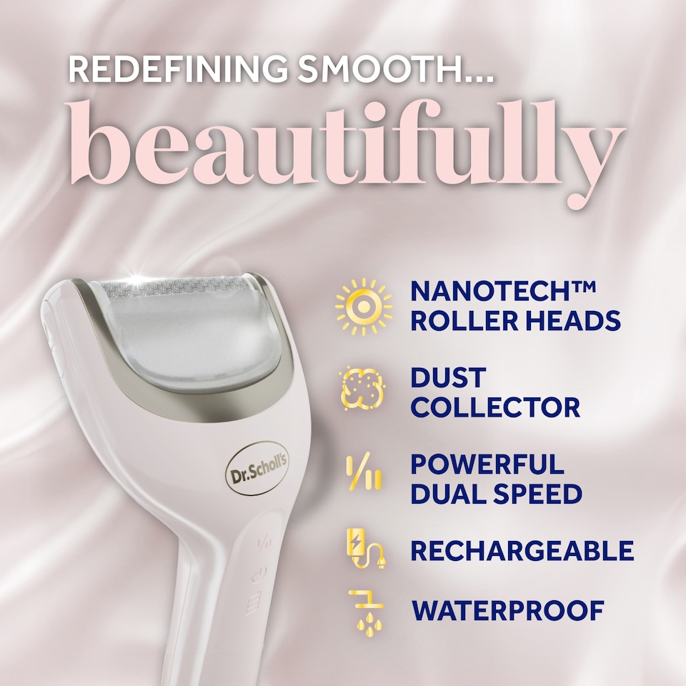 image 1 of Dr.Scholl's PEDI PERFECT Electronic Foot File 2 Rollers
