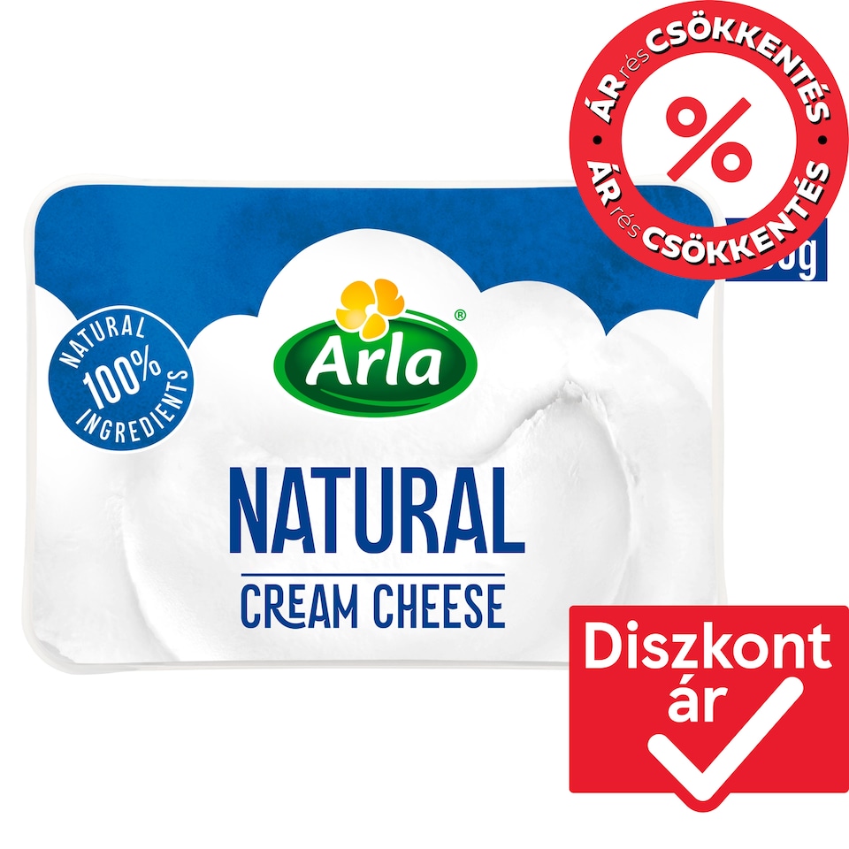 Arla friss zsírdús lágy krémsajt 200 g  1. kép