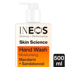 INEOS Skin Science Mandarin + Sandalwood Hand Wash 500ml