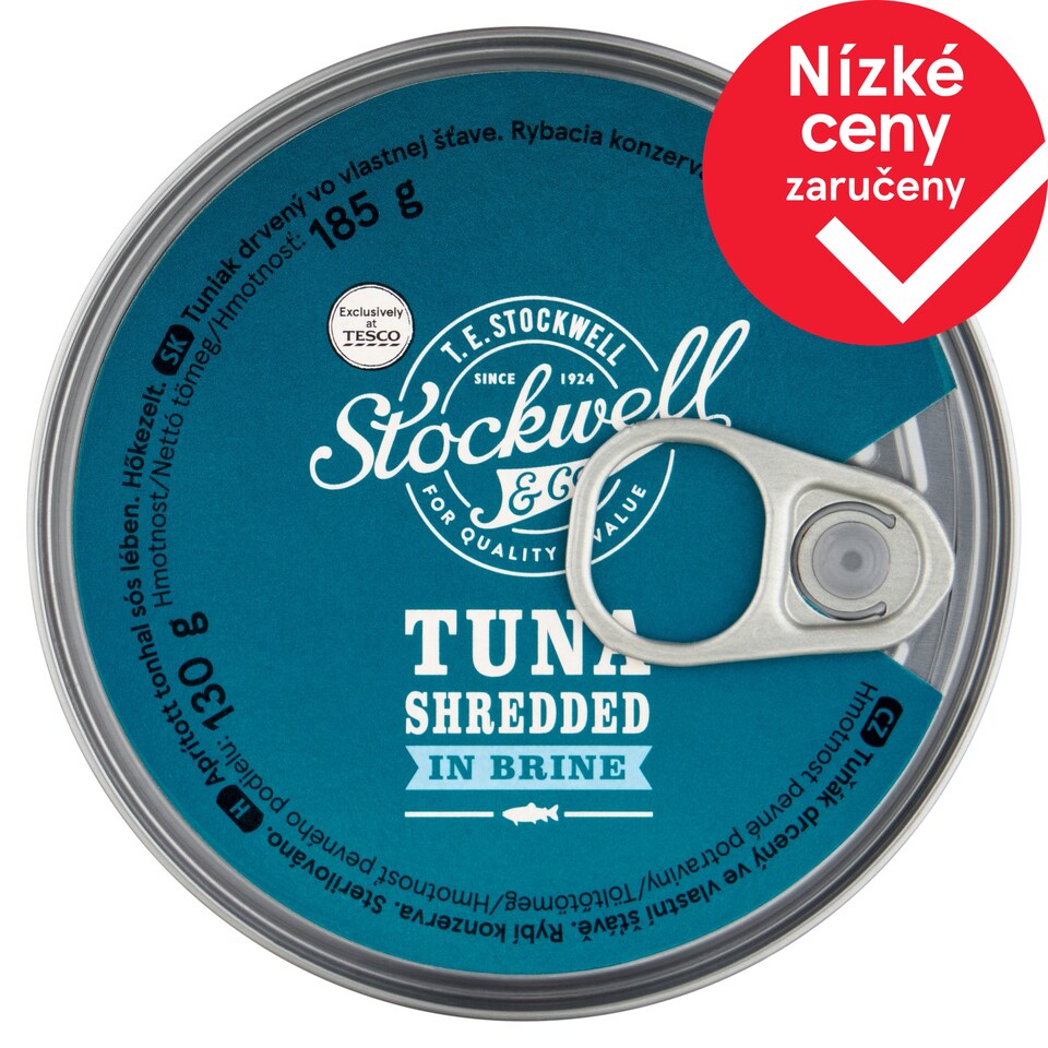 Stockwell & Co. Tuna Shredded in Brine 185g