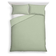 Tesco Sage Waffle Jersey Bedset Double