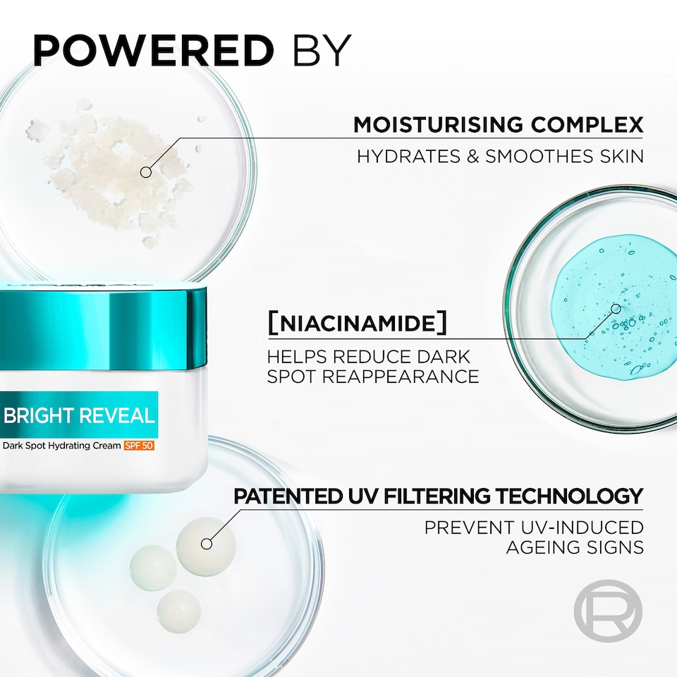 image 1 of L'Oreal Paris Bright Reveal Dark Spot Hydrating Cream SPF50 50ML