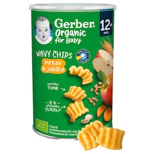 GERBER Wavy Chips Carrot and Apple 35g