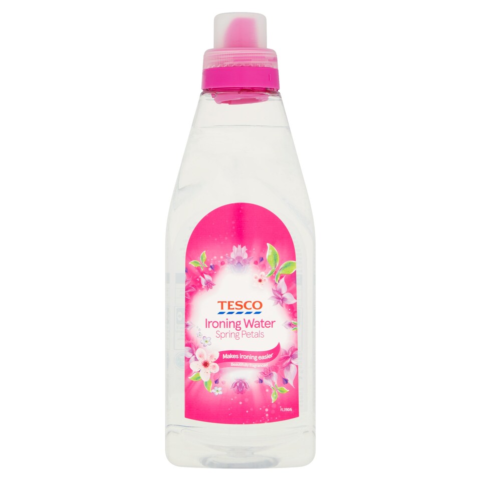 Tesco Ironing Water Spring Petals 1 Litre