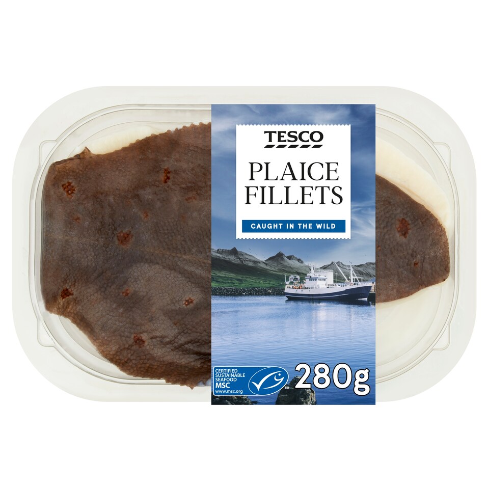 Tesco Plaice Fillets 280G
