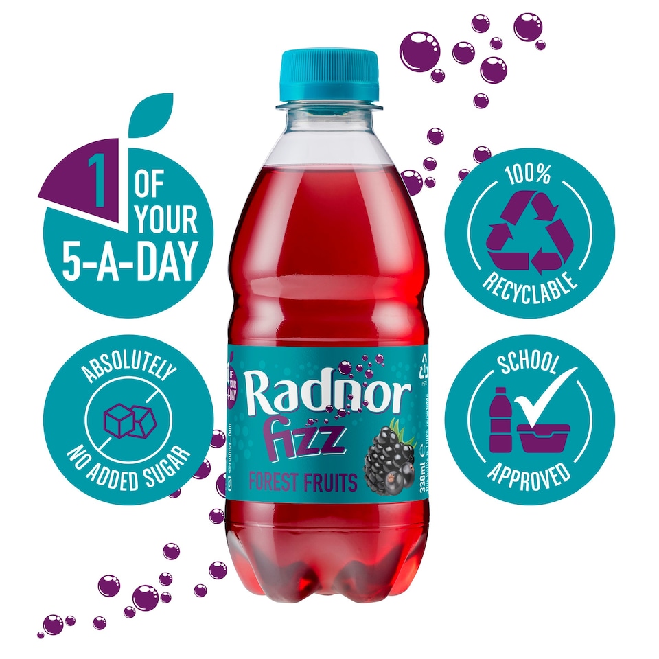 image 1 of Radnor Fizz Forest Fruits 4x330ml