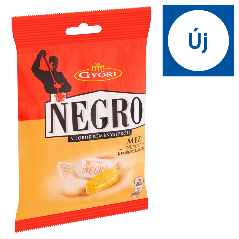 Győri Negro Honey Filled Drops 79 g