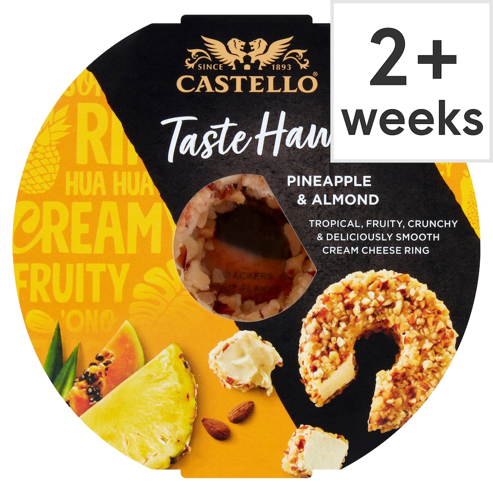 image 1 of Castello Pineapple & Almond Cream Cheese Ring 125g