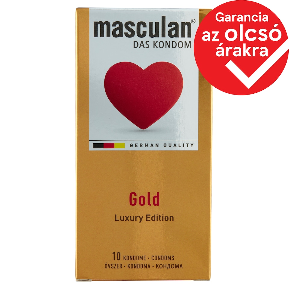 Masculan Gold Luxury Edition Condoms 10 pcs
