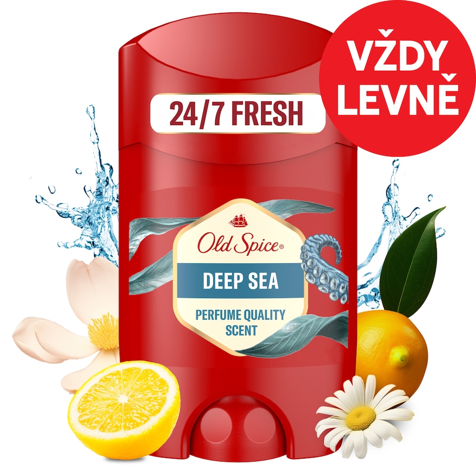 Obrázek 1 pro produkt Old Spice Deep Sea Tuhý Deodorant Pro Muže 50ml