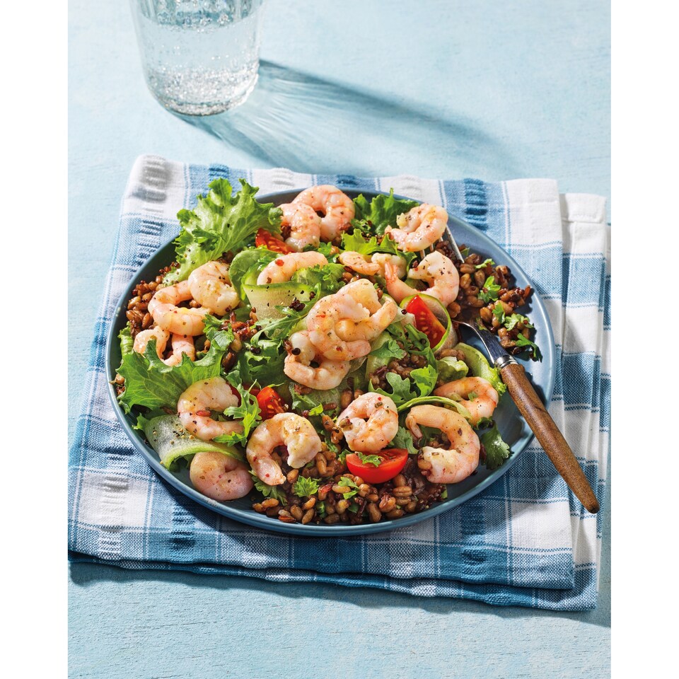 image 1 of Tesco King Prawn with Lemon and Pink Peppercorn butter 240g