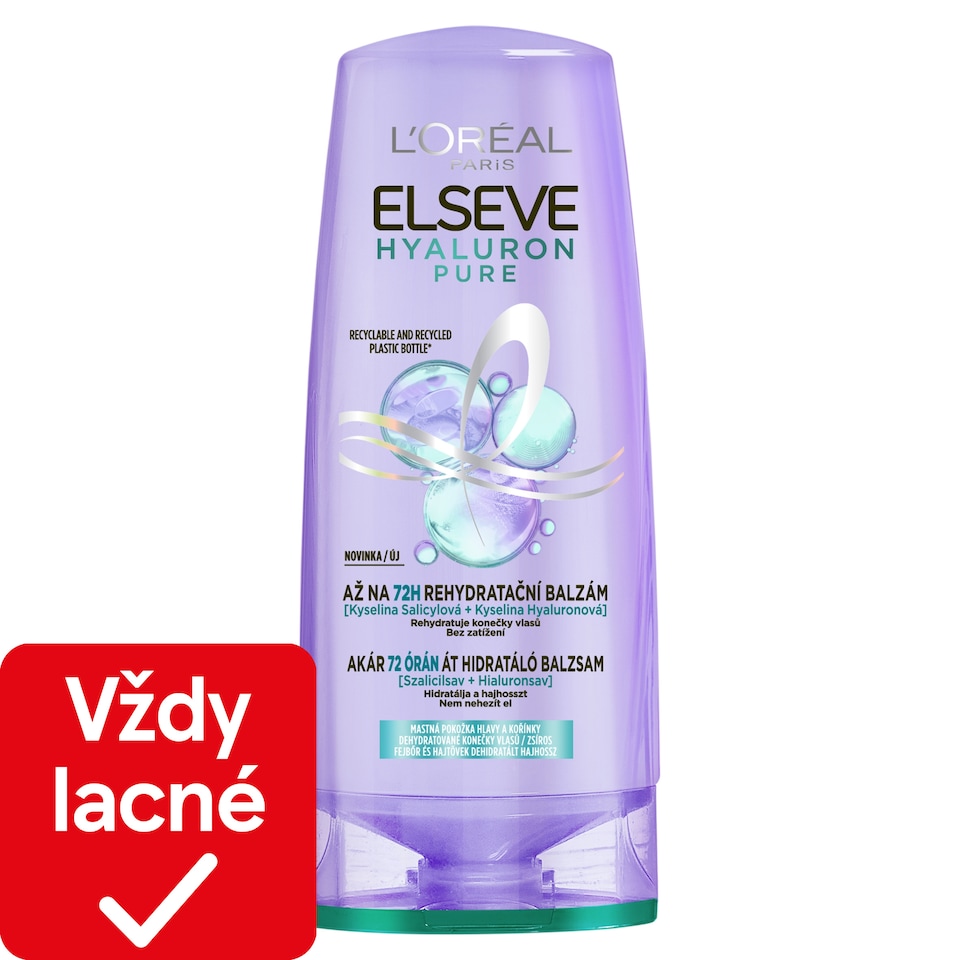 L'Oréal Paris Elseve Hyaluron Pure balzam, 200 ml