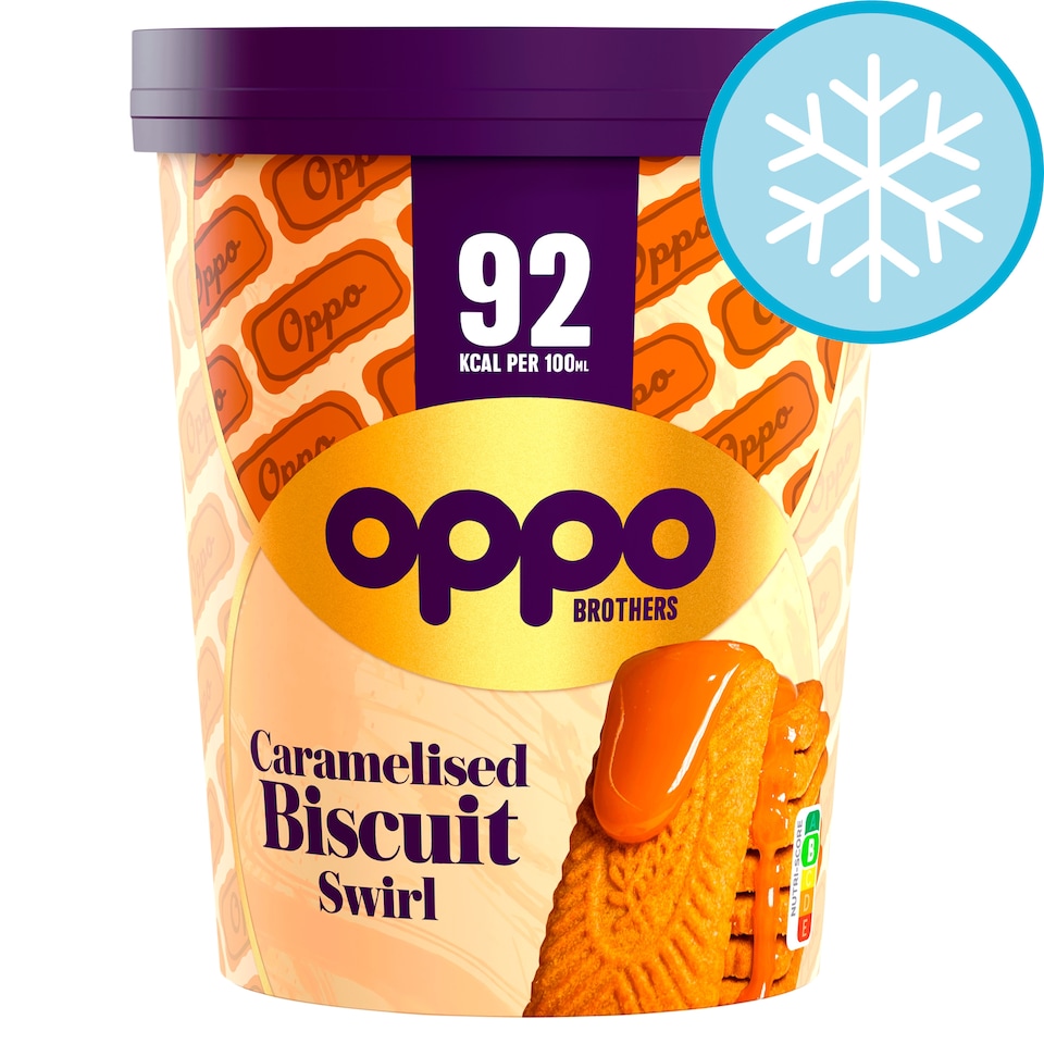 Oppo Brothers Caramelised Biscuit Swirl 475Ml