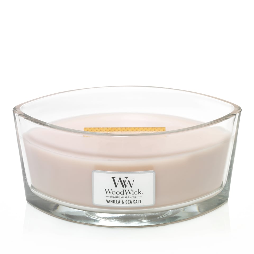 image 1 of Woodwick Vanilla and Seasalt Eclipse Candle 453.6g