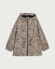 image 4 of F&F Girls Leopard Print Cinched Waist Raincoat in Multi Brown