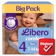 image 1 of Libero Comfort Big Pack Nappies, Size: 4, 7-14 kg, 56 pcs