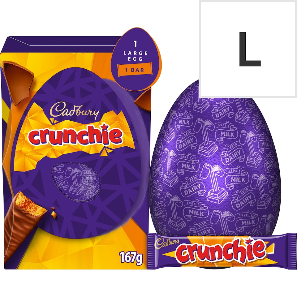Cadbury Crunchie Shell Egg 167g