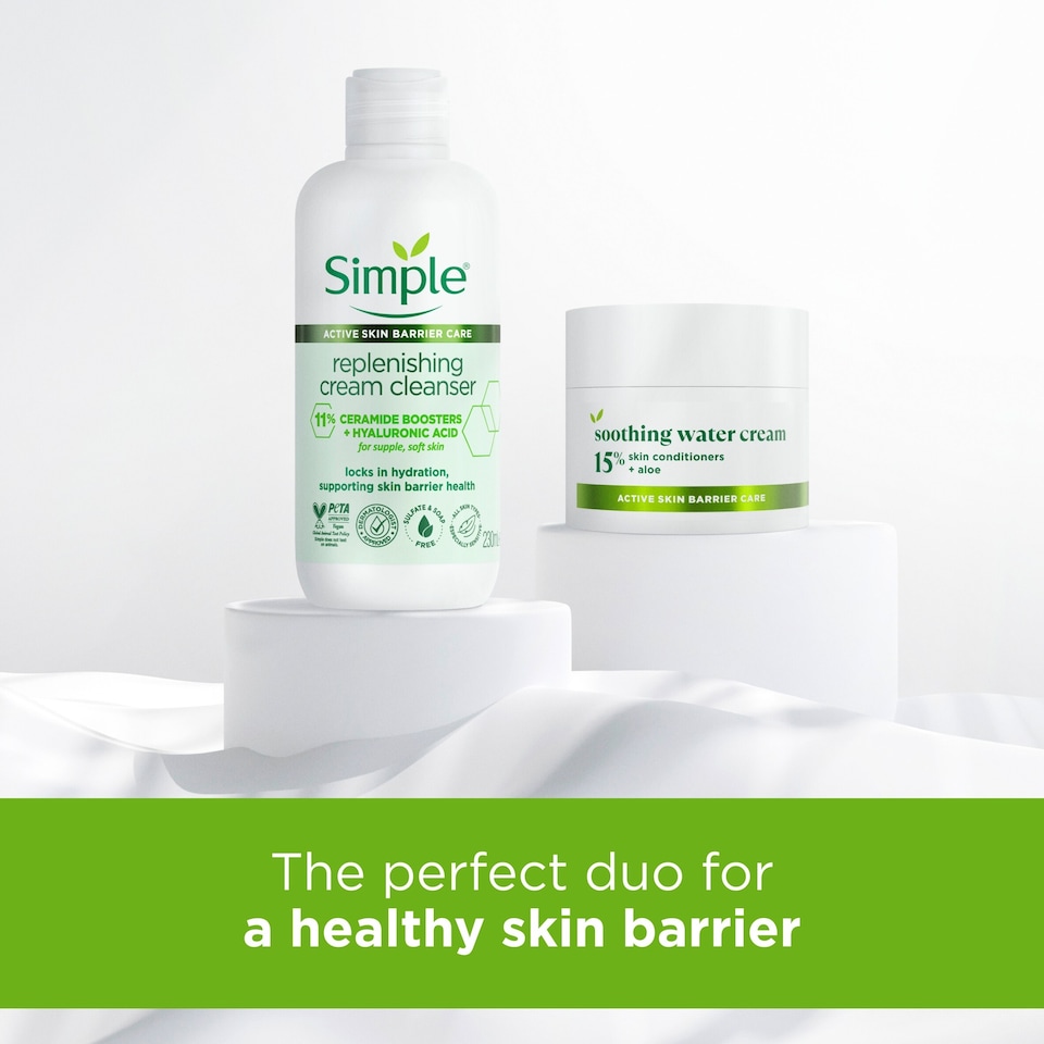 image 1 of Simple Replenishing Cream Face Cleanser 230ml