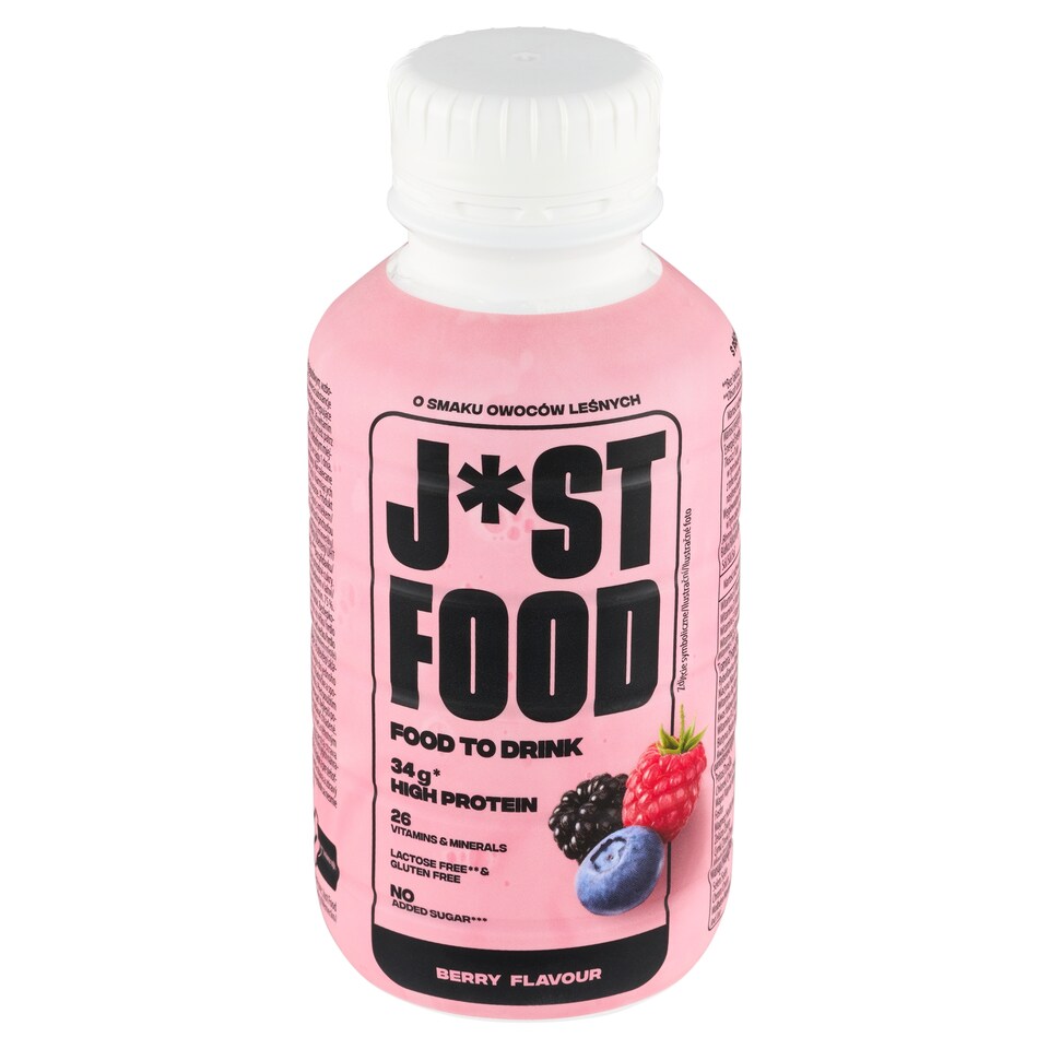 image 1 of Just Food Lactose-Free Milk Drink with Forest Fruit Flavor 500ml