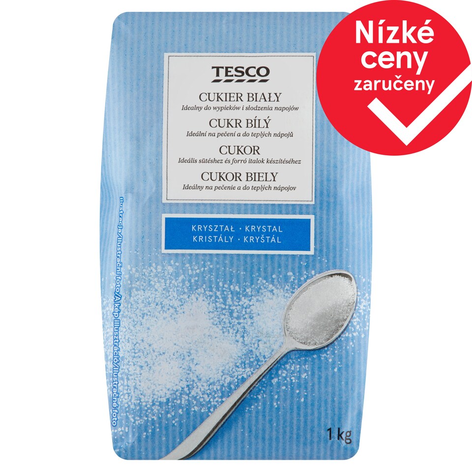 Tesco Cukr bílý krystal 1kg