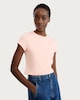 image 2 of F&F Cotton Rich Short Sleeved Cropped T-Shirt in Orange
