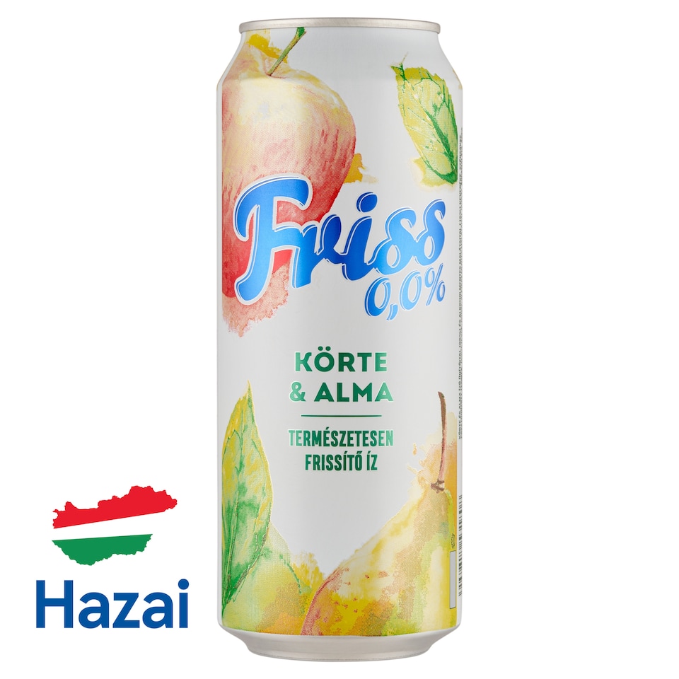 image 1 of Friss 0,0% Pear and Apple-Flavored Soft Drink and Non-Alcoholic Malt Beverage Mix 0,5 l
