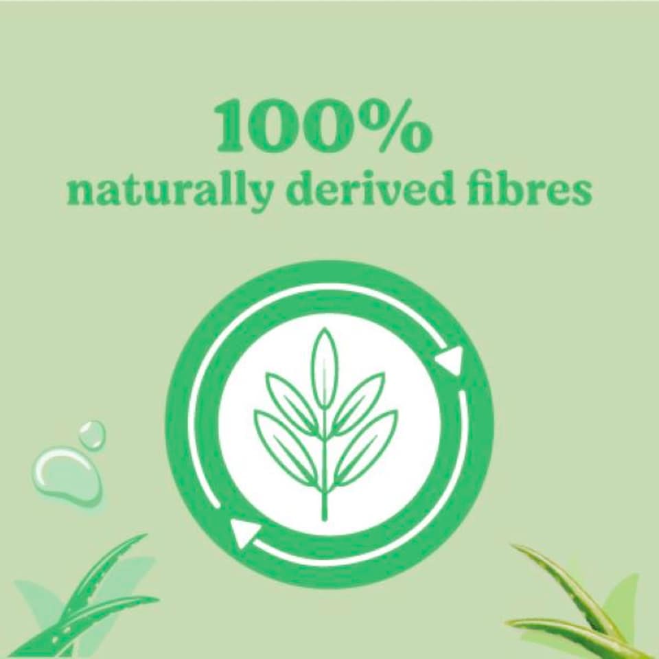 image 1 of Huggies Natural Care 0% Plastic Baby Wipes 1x48 Wipes