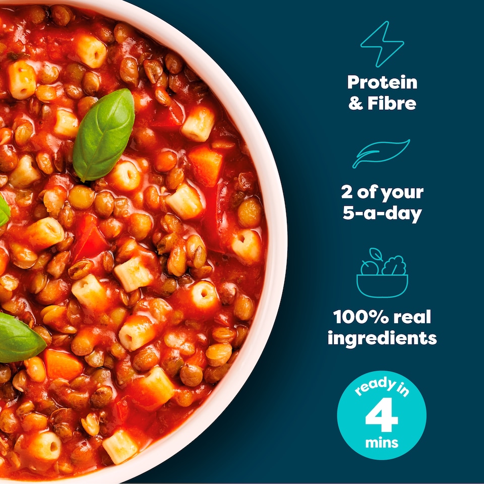 image 1 of BOL Italian Lentil Bolognese Power Pot 450g