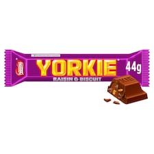 Yorkie Raisin & Biscuit Chocolate Bar 44g