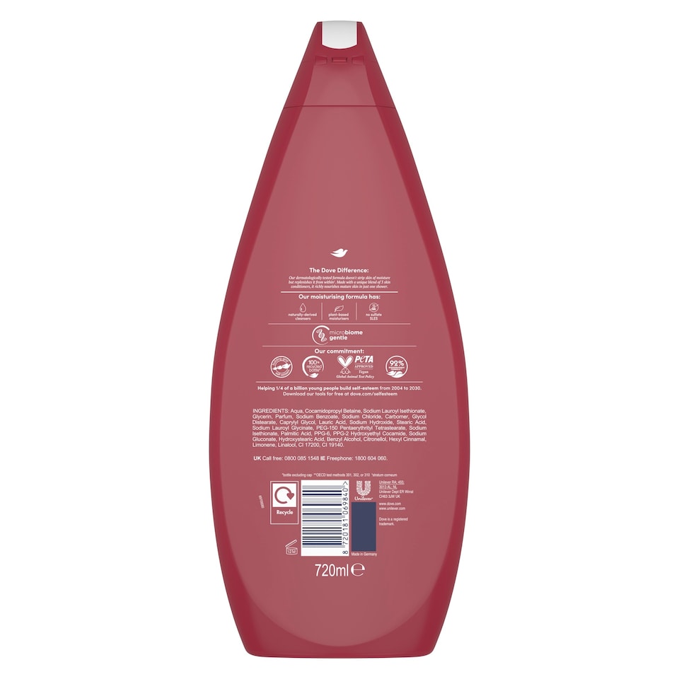 image 1 of Dove Pro-Age Body Wash 720Ml